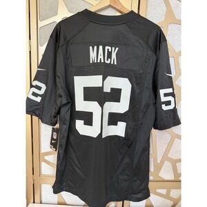 Oakland Raiders Khalil Mack # 52 Nike NFL Players On Field Jersey Size Medium
